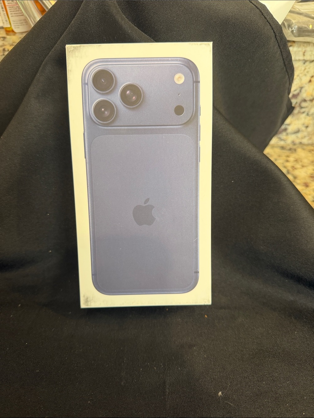 Apple iPhone 17 Pro Max Blue with Triple Camera